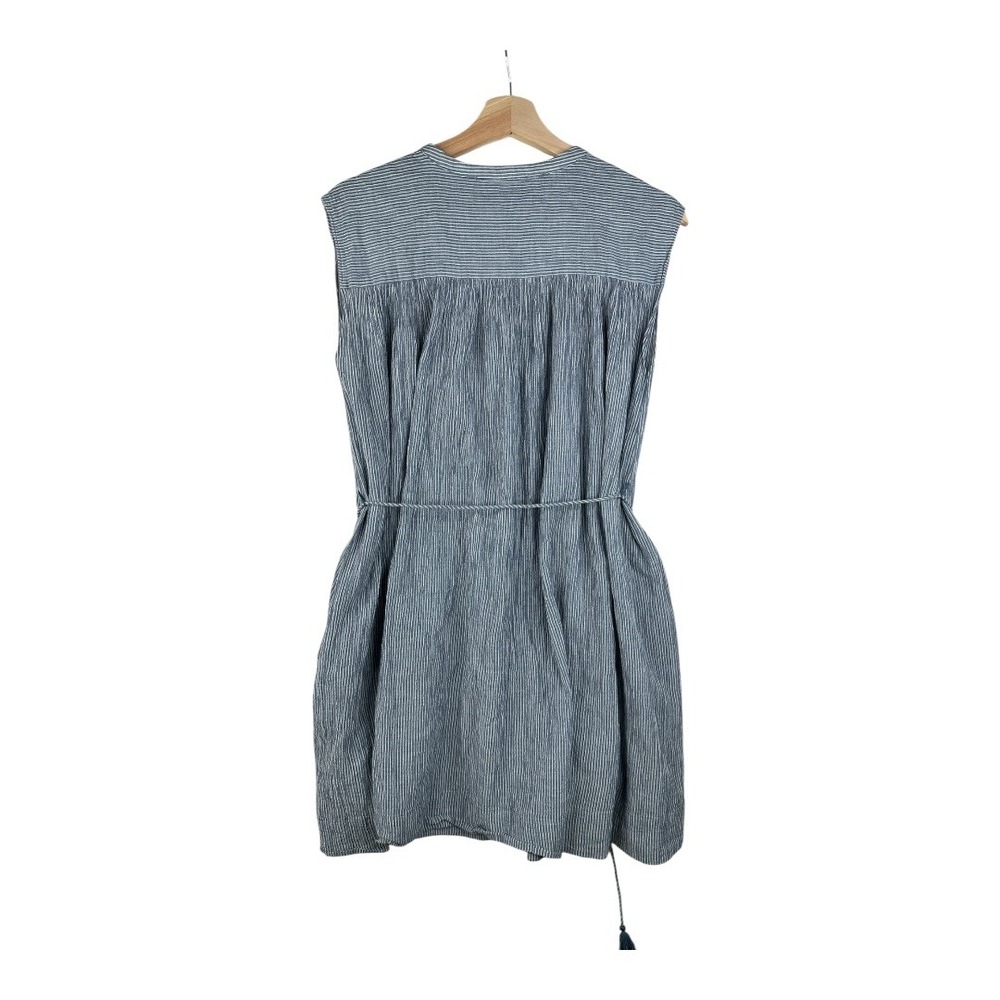 Ann Taylor Loft Striped‎ Button Down Mini Dress s… - image 5